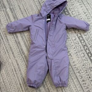 Purple Kids One Piece Snowsuit - Reima 2t